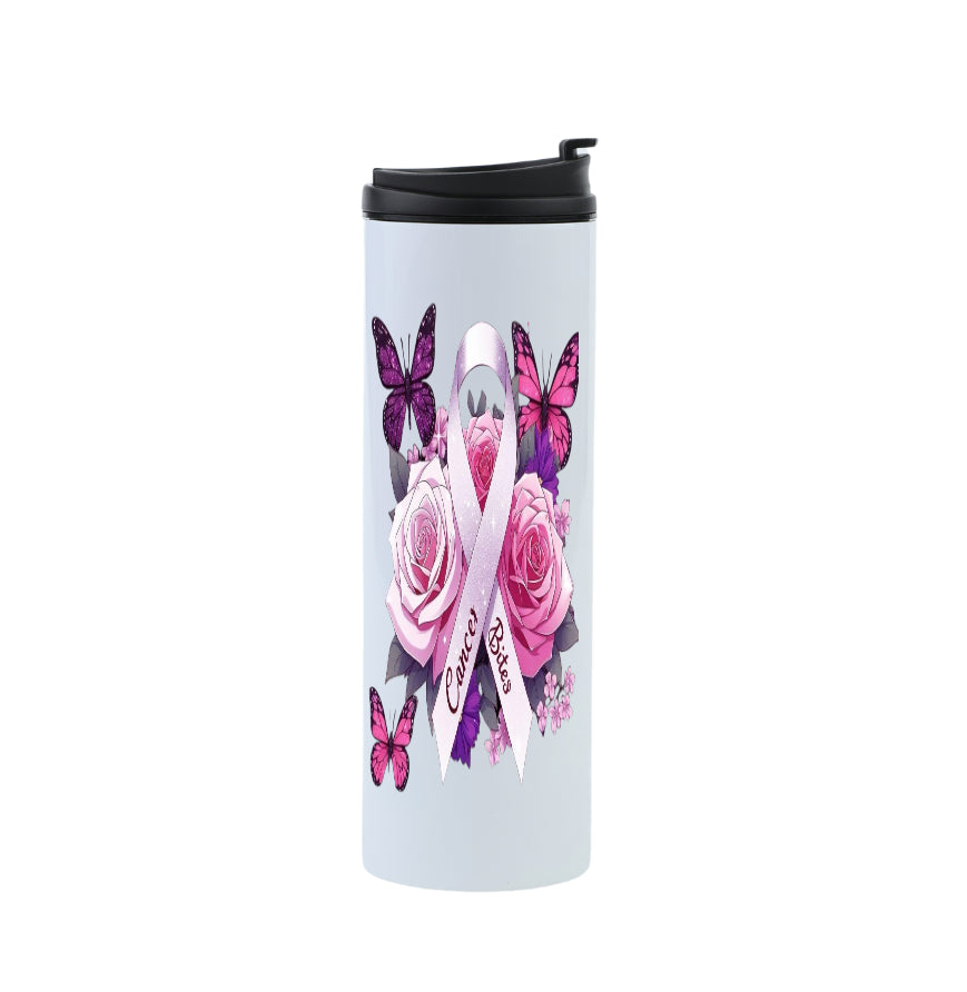 Breast cancer travel mug